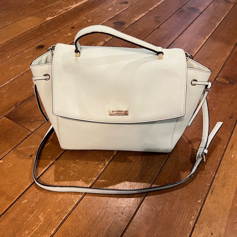 Kate Spade New York large light teal purse
